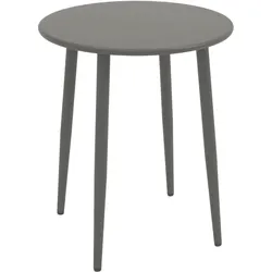 Bistrotisch DENVER 60cm rund, Metall grau