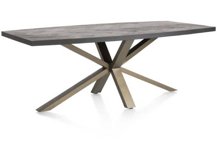 Henders & Hazel Metaluxe Esstisch oval Eiche