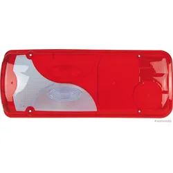 HERTH&BUSS Lichtscheibe, Heckleuchte, links, ohne Rückstrahllicht rot - 83842503 - rot