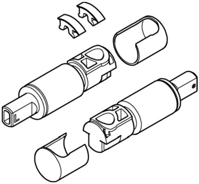 Grohe Stossdämpfer 49119 für WC Sitz und Deckel Essence (49119000)