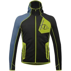 CRAZY Pull Next M - Fleecepullover - Herren - Black/Yellow/Blue - S