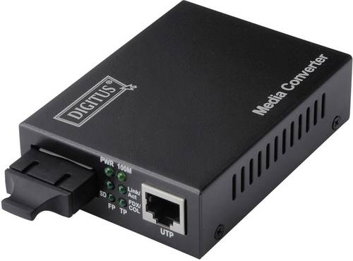Digitus DN-82021-1 LAN, SC Duplex Netzwerk-Medienkonverter 100MBit/s