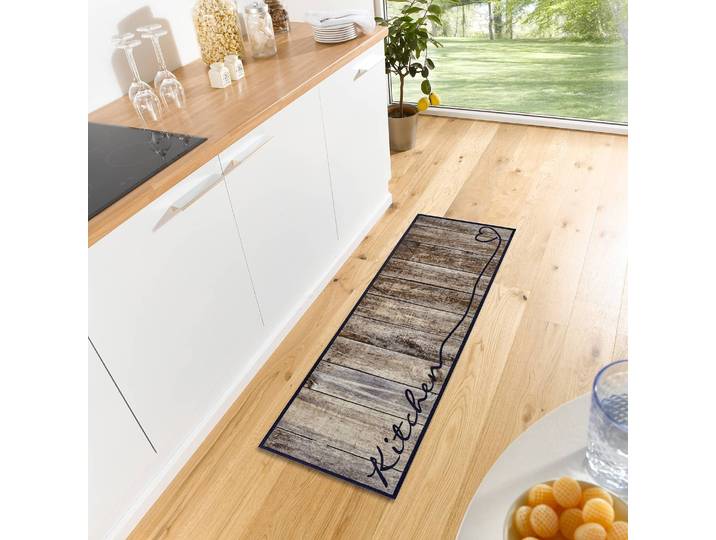 Tapis de cuisine Kitchen 50 x 150cm Marron/Marron