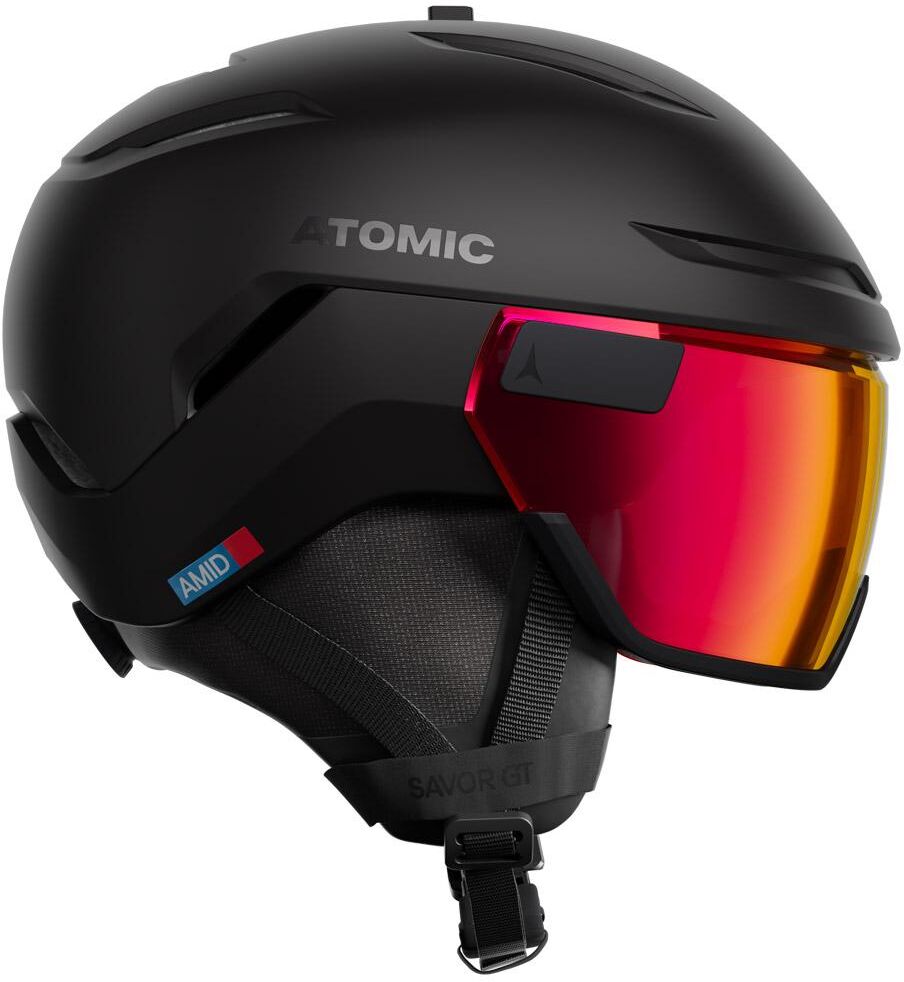 Atomic  - Savor Gt Amid Visor Hd Black Red Hd - M - Casque de ski avec visière