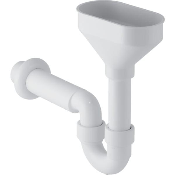 Geberit Rohrbogengeruchsverschluss für Geräte mit Trichter oval d40, 152392111 152392111