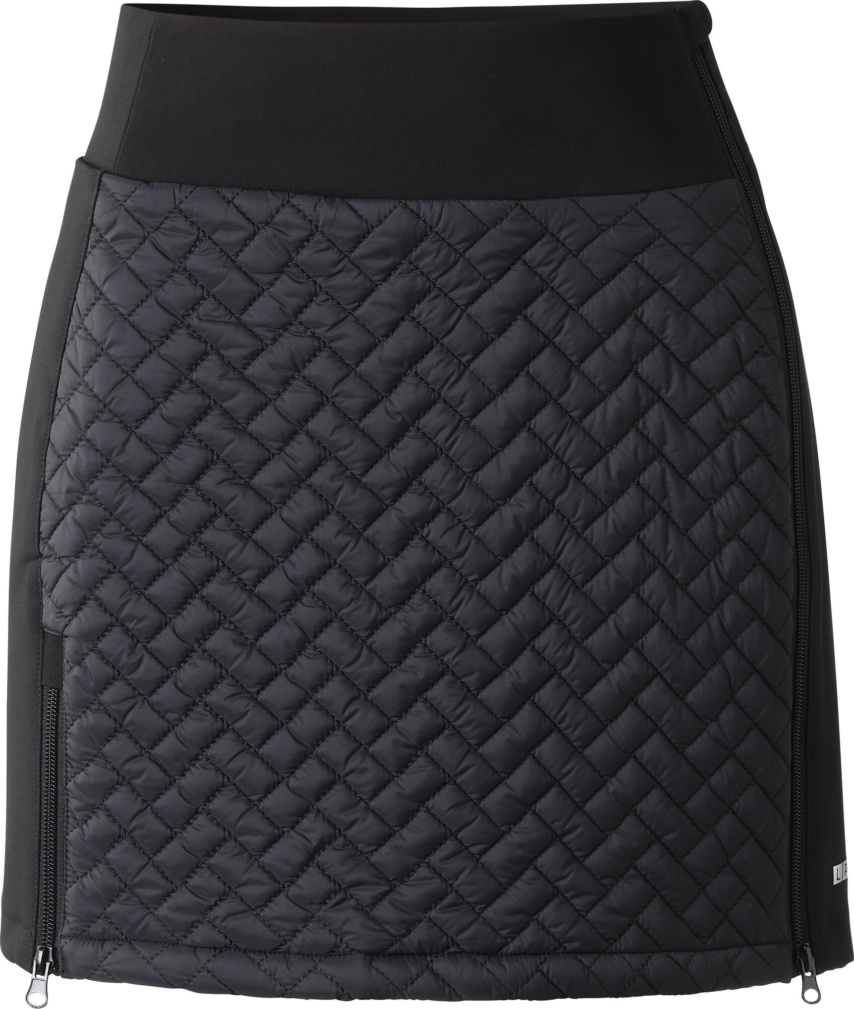 Skort LPO "Reka", Damen, Gr. 44L, schwarz, 100% Polyester, regular fit, Röcke Skort, mit elastischen Einsätzen