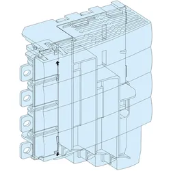 Schneider Electric LVS04067 PrismaSeT-P, Einspeiseblock, ComPacT NSX100-250/ComPacT INS250 4polig,unten