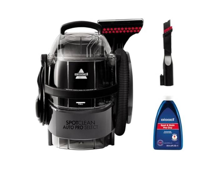 BISSELL SpotClean Auto Pro Select Nettoyeur pour Moquettes et Tapis 3730N Élimine les éclaboussures et les dégâts d'animaux sur tapis\, moquettes et tissus d'ameublement