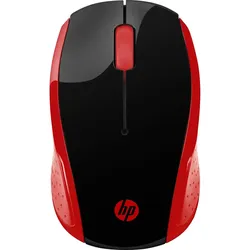 HP 200 Wireless Maus rot