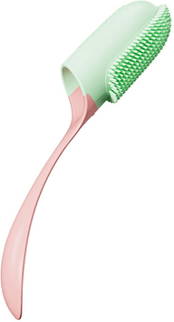 United Pet Finger Toothbrush With Handle For Dogs And Cats Dental Care pink