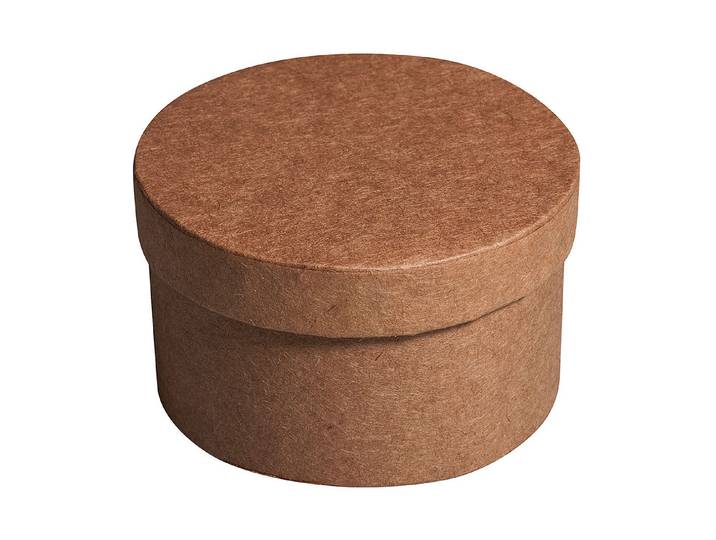 Rayher Pappmaché-Boxen Set Rund ⌀ 6 × 3.5 cm 4 Stück