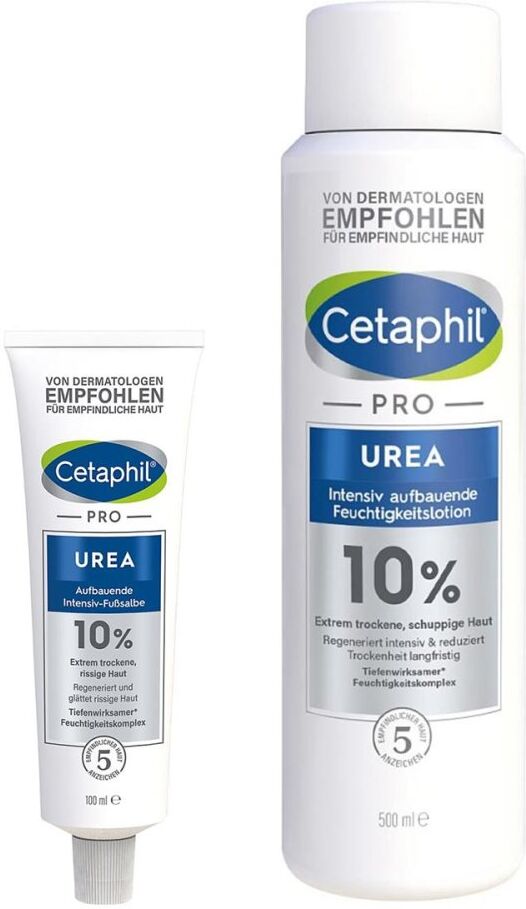 Cetaphil Pro Urea 10% Lotion + Urea 10% Fußsalbe