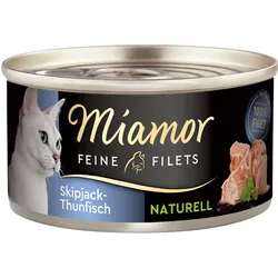 Miamor Feine Filets naturelle in Fleischsaft Skipjack-Thunfisch 24x80 g