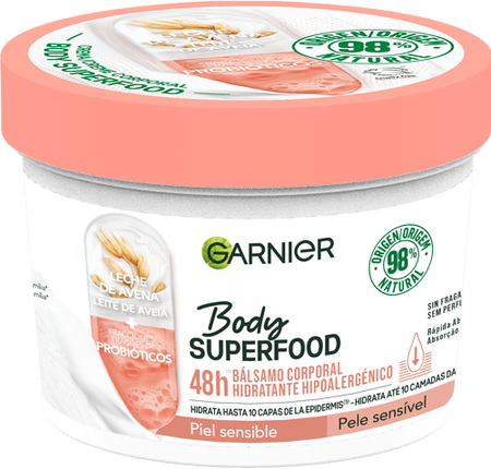 Garnier Body Superfood Hypoallergene feuchtigkeitsspendende
