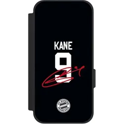 Nivocase Klapphülle für Google Pixel 10a Handyhülle aus Kunst Leder NIVOflip schwarz FC Bayern München (Google Pixel 10a), Smartphone Hülle, Schwarz
