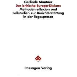 Der britische Europa-Diskurs, Fachbücher von Gerlinde Mautner