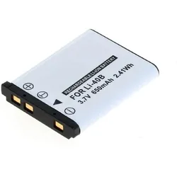 AGI 3.7V - 660 mAh - Li-Ion Lithium-Ion 660mAh 3.7V Wiederaufladbare Batterie (Kamera Akku), Kamera Stromversorgung, Schwarz