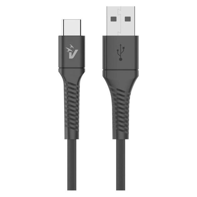 Vultech Smartphone Kabel Usb Typ-C 1.2mt 3.0a (1.20 m, USB 2.0, 60 W) (CS-TAC12BK)