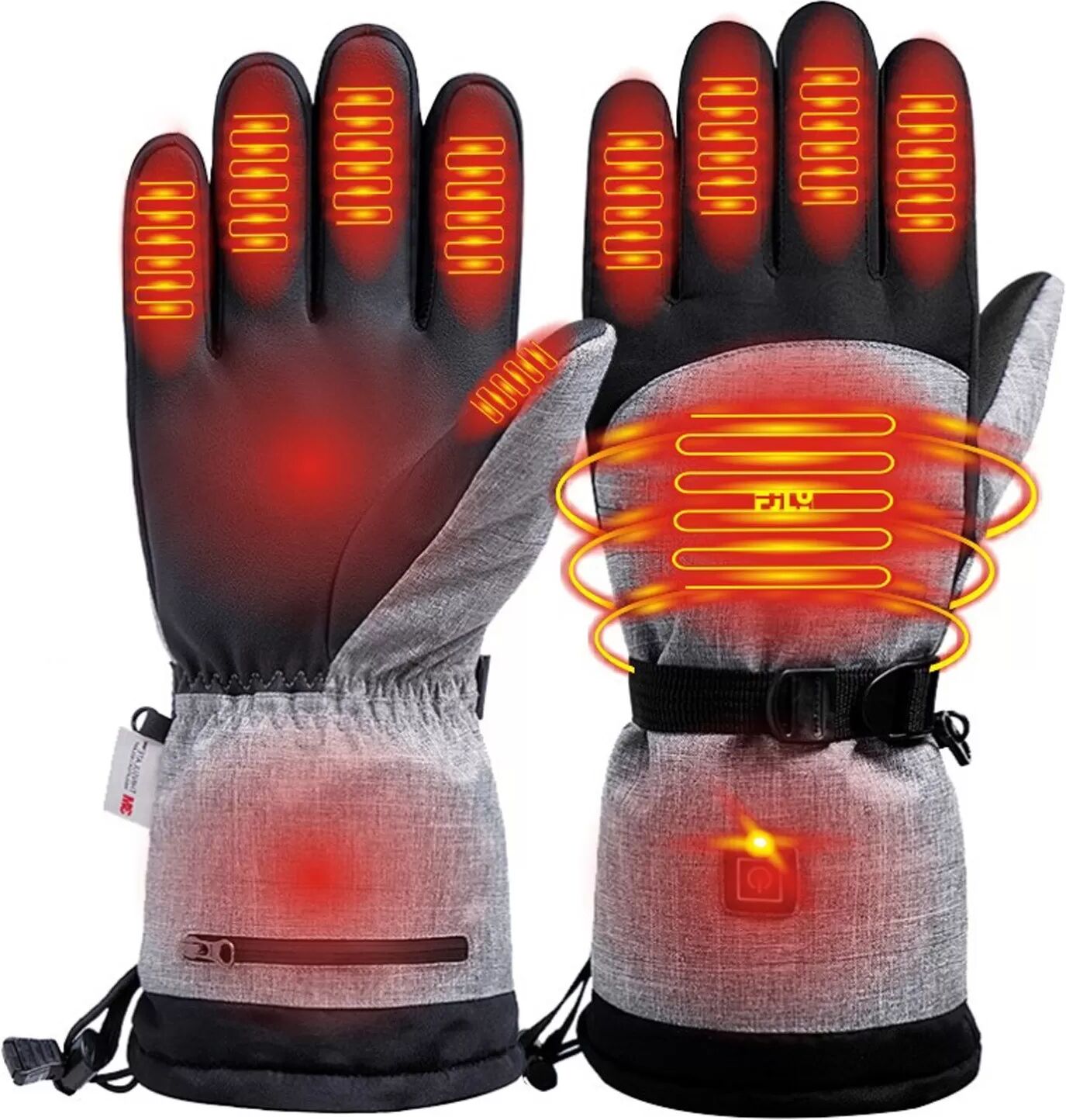 INF Beheizte Thermohandschuhe. Einheitsgröße Handschuhe + 5000 mAh Akku