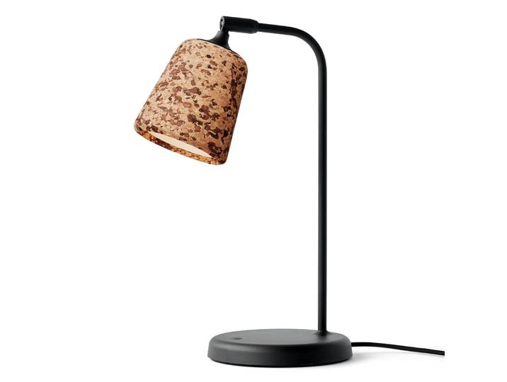 Material Tischleuchte Mixed Cork - New Works Material The Originals - Wohnzimmer - Design - Metall - Einflammig