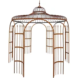 Badeko Pavillon „Sonnenschein“ in Edelrostoptik