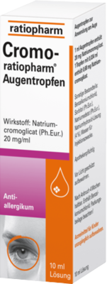 ratiopharm GmbH CROMO-RATIOPHARM Augentropfen 10 ml 04952571