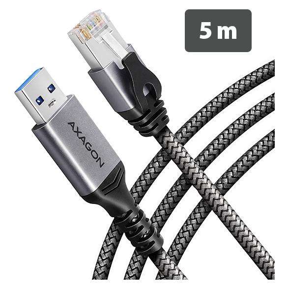 Axagon Karta sieciowa ADE-AM50 karta sieciowa Ethernet 5000 Mbit/s (USB) (ADE-AM50)