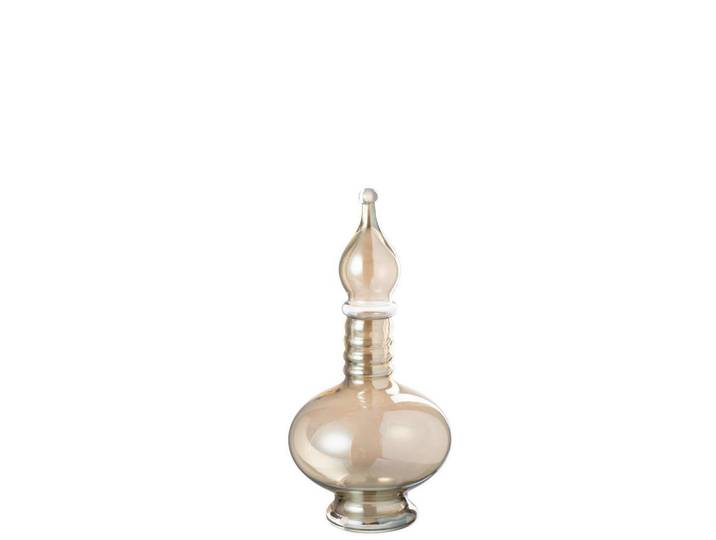 Stanley Rogers Dekovase, Beige, Glas, 17.5x38x17.5 cm, Dekoration, Vase, Glasvasen