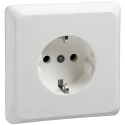 Elso 515414 Steckdose für Geräteträger m. Bodbef. 2fach 16A RENOVIERUNG Schraubklem reinweiß