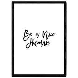 POSTER Inspirierend Phrase – Guter Mensch A4 Rahmenlos