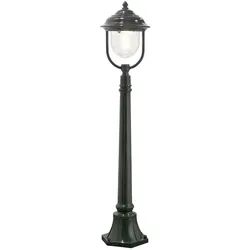 Konstsmide Wegeleuchte PARMA, E27 max. 75W, Grün, Aluminium / Acrylglas klar KON-7225-600