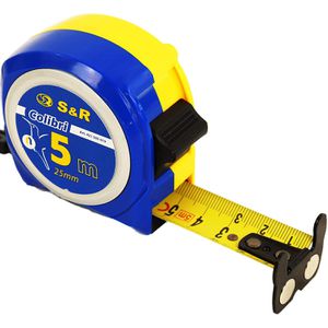 S&R Maßband 421.505.019, COLIBRI, 5m, mit Magnethaken
