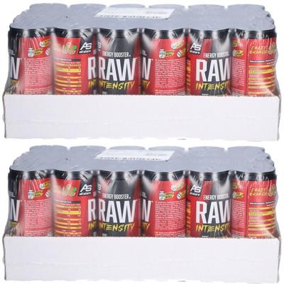 RAW Intensity Energy Booster Orange 24x330ml 2x 2x330 ml Flüssigkeit