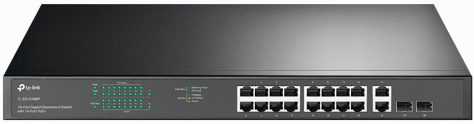 TP-Link TL-SG1218MP 18-poorts Gigabit PoE switch