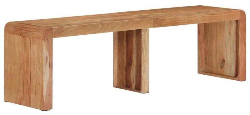 Holzbänkchen - Sitzbank - Gartenbank - Esstischbank - Aus massivem Akazienholz - Langlebig und wetterbeständig