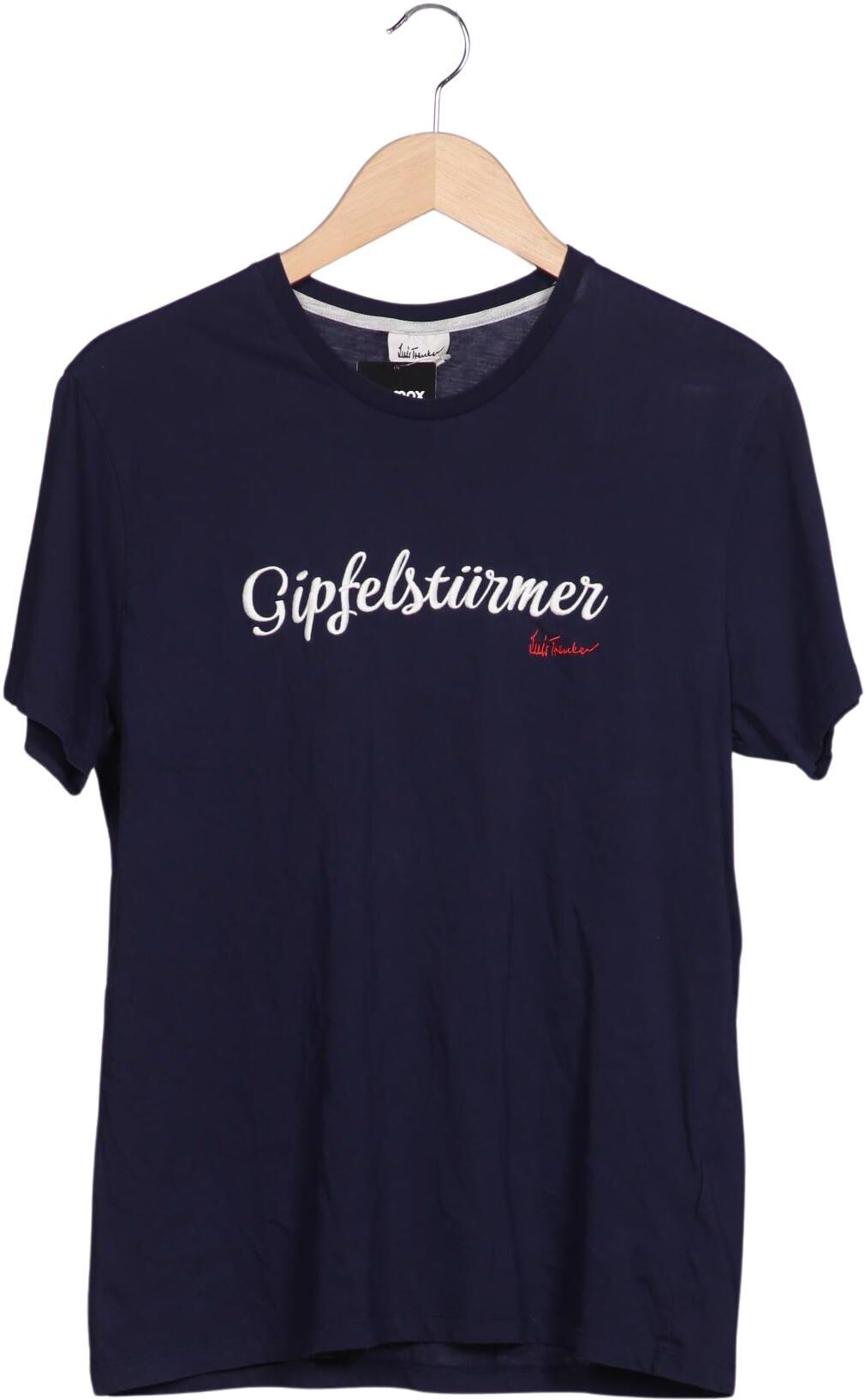 Luis Trenker Herren T-Shirt, Marineblau, Gr. XL, Baumwolle - Second Hand
