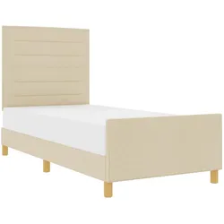 vidaXL, Bett, Bettgestell (90 x 190 cm)
