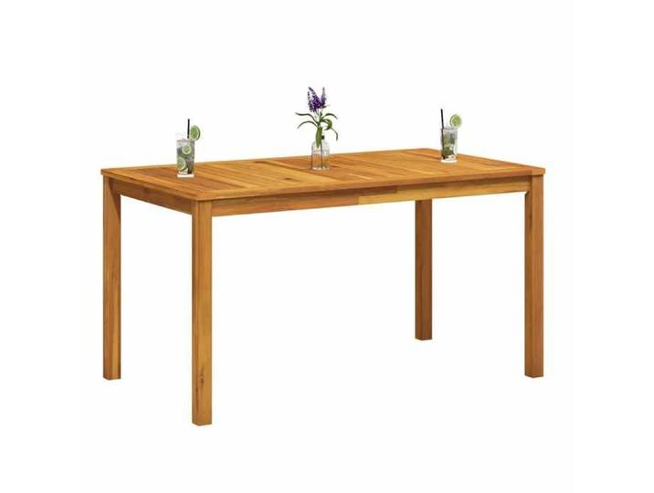 Table Balcon/Terrasse Brun - Magnifique Table de jardin élégante - VENDUE SEULE - 140x80x74cm Bois d'acacia massif -t599523