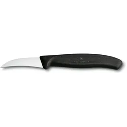 Victorinox Tourniermesser Swiss Classic 6 cm, mit extra scharfem Schliff und ergonomischem Griff, schwarz