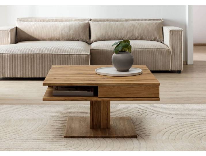 Couchtisch Wildeiche 85x85x45 natur geölt WIEN #200