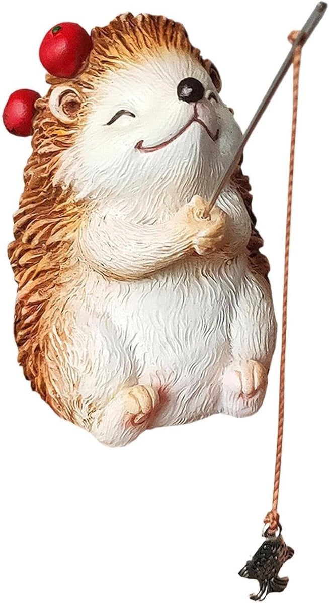 Realistisch Egel Decoratie Beeldje - Tuinornament voor op tafel