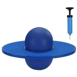 Relaxdays Pogo Ball für Kinder bis 100 kg Blau