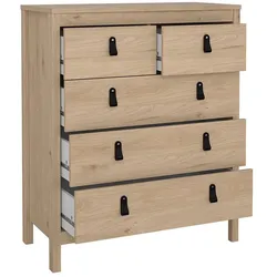 Ebuy24, Kommode + Sideboard, Kommode Madrid (83 x 39 x 99 cm)