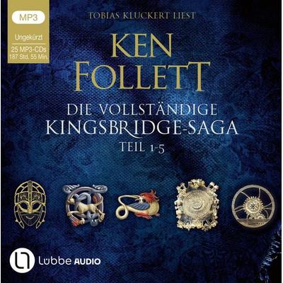 Die vollständige Kingsbridge-Saga - Ken Follett, CD, 9783785786864
