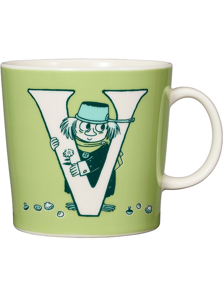Moomin Tasse "V" in Grün - 400 ml - onesize