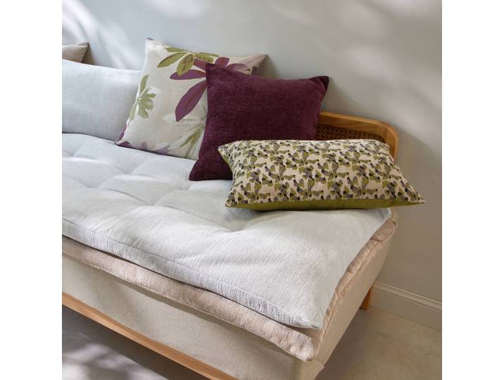 Long coussin de canapé chenille - Blancheporte