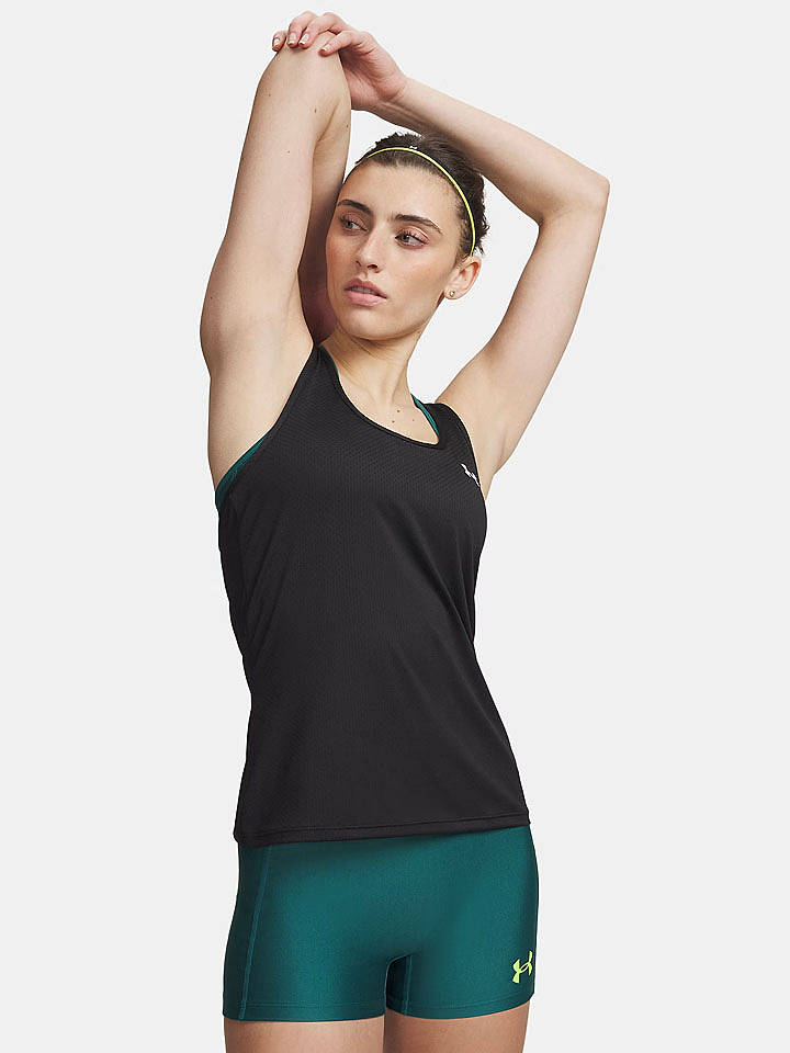 Under Armour Trainingstop "Racer" in Schwarz - L