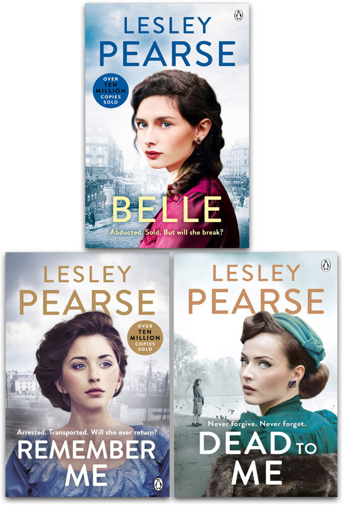 Penguin Lesley Pearse 3 Books Collection Set (Dead to Me, Belle, Remember Me)
