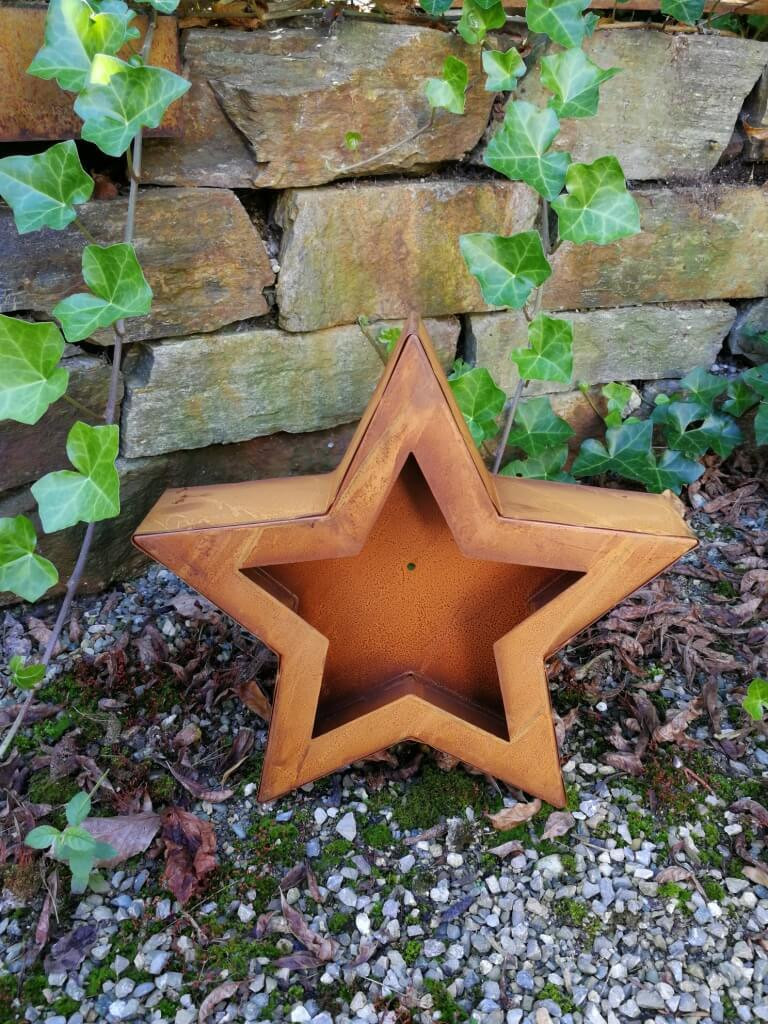 POSIWIO Edelrost plantenbak Ster 31 cm