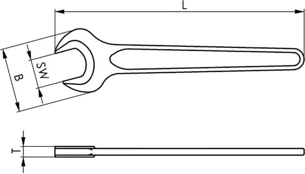AMF Loser Nutenstein geschliffen zum Justieren 14 mm (71845)